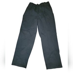 Southern lady size 14 black pants elastic waistband front pockets